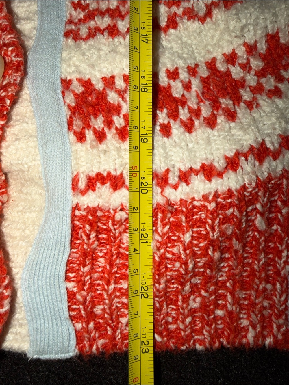 Anthropologie Pilcro Knit Oversized Chunky Grandpa Cardigan Sweater M - Picture 11 of 11